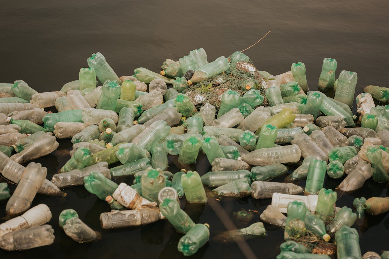 Plastic Bottles by Water Plastic Bottles by Water