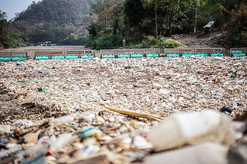 Plastic Pollution in Guatemala River Plastic Pollution in Guatemala River