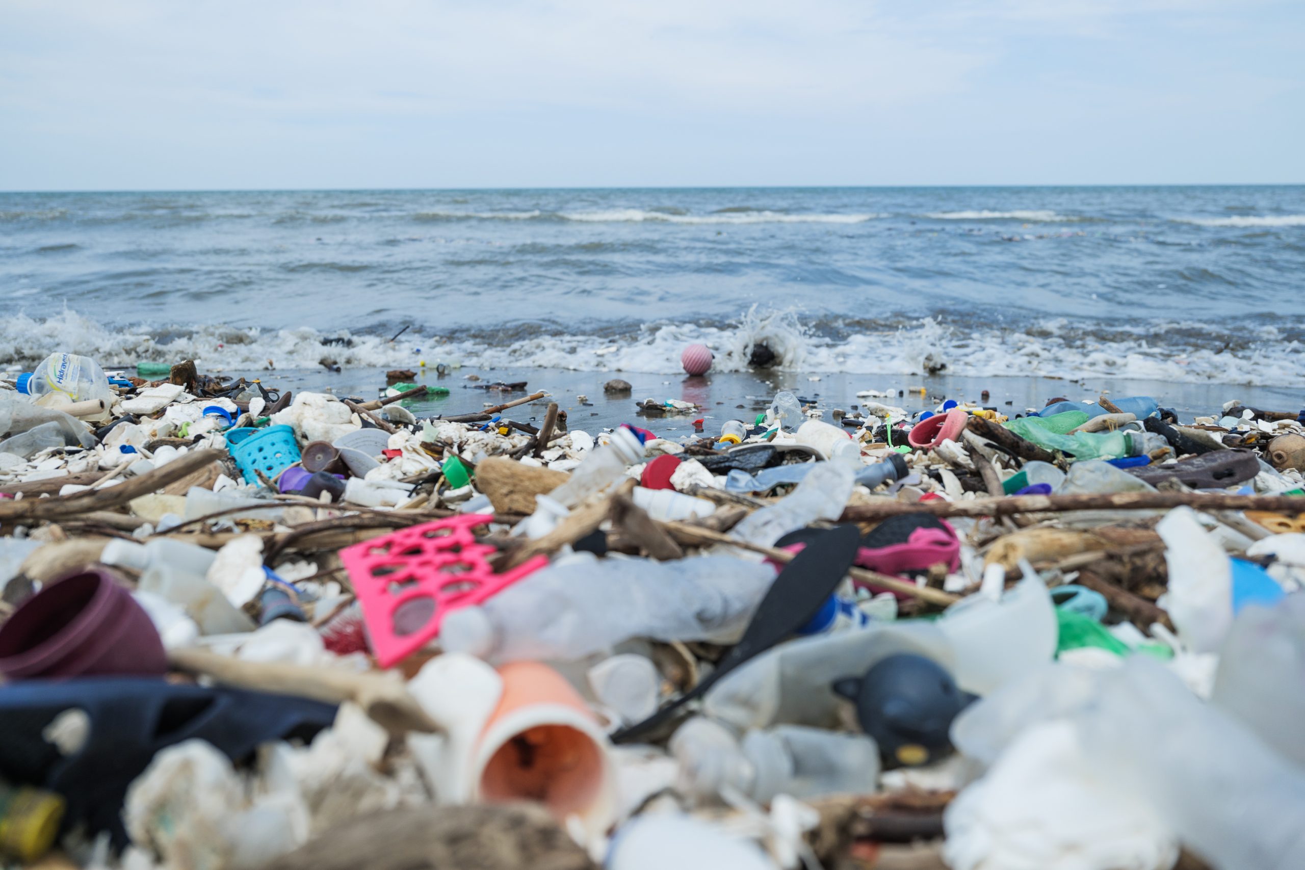 Plastic on Honduras Plastic on Honduras Beach
